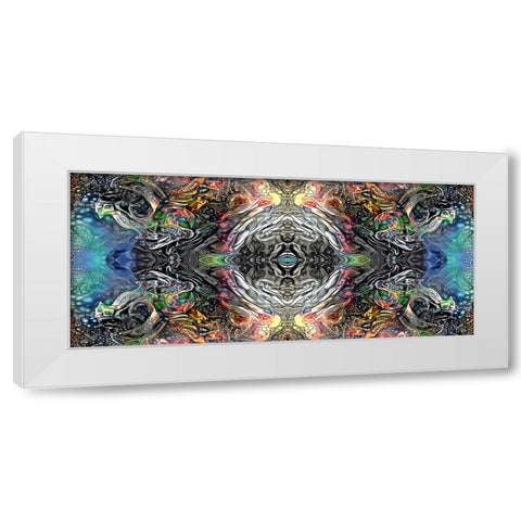 The Origin of the Universe White Modern Wood Framed Art Print by Gavidia, Pedro