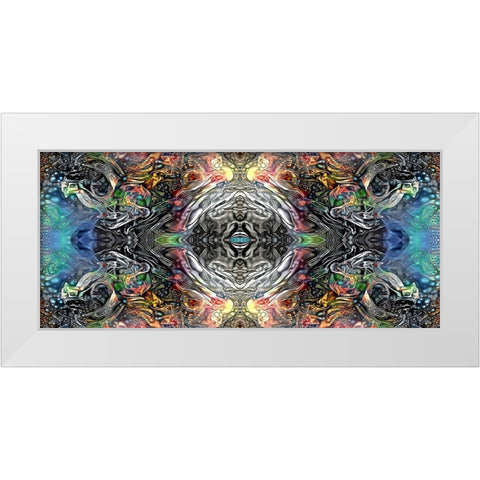 The Origin of the Universe White Modern Wood Framed Art Print by Gavidia, Pedro