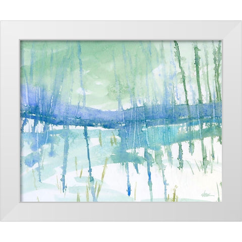 First Snow White Modern Wood Framed Art Print by Randy Noble Fine Art