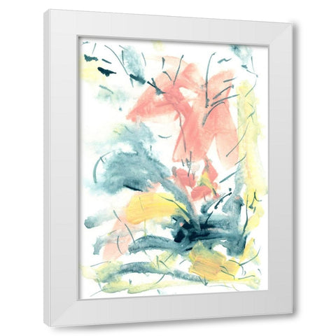 Pastel Palette 8 White Modern Wood Framed Art Print by Randy Noble Fine Art