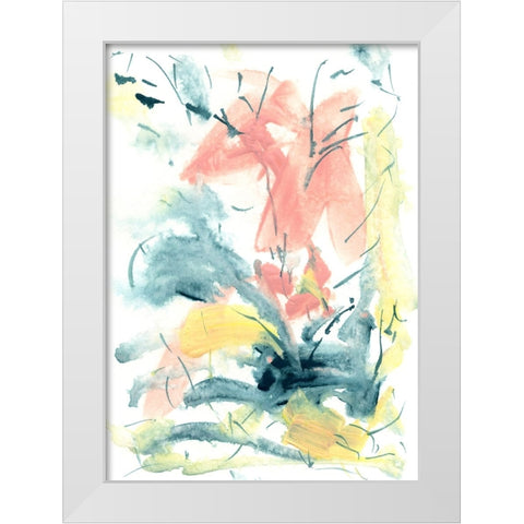 Pastel Palette 8 White Modern Wood Framed Art Print by Randy Noble Fine Art