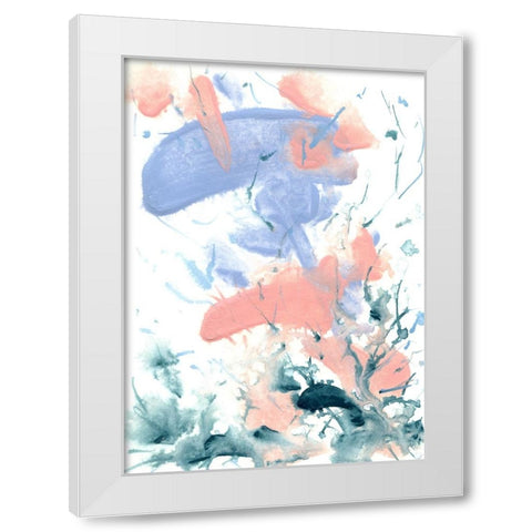 Pastel Palette 9 White Modern Wood Framed Art Print by Randy Noble Fine Art