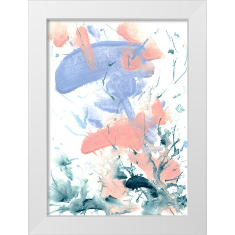 Pastel Palette 9 White Modern Wood Framed Art Print by Randy Noble Fine Art