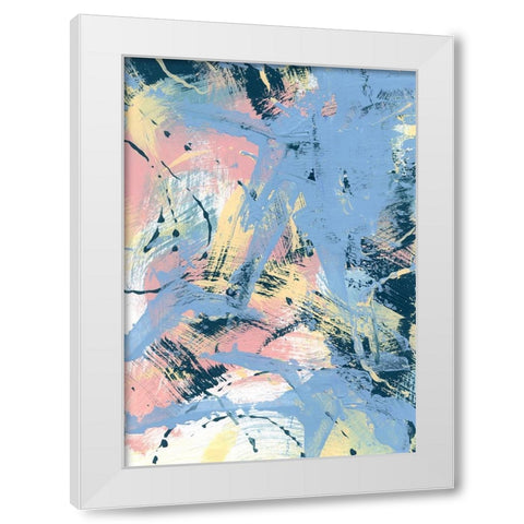 Pastel Palette 11 White Modern Wood Framed Art Print by Randy Noble Fine Art