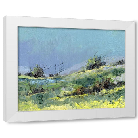 Lee Pond White Modern Wood Framed Art Print by Randy Noble Fine Art