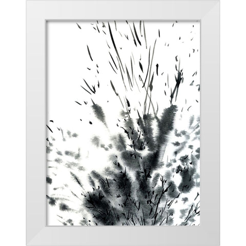 Primitive White Modern Wood Framed Art Print by Randy Noble Fine Art