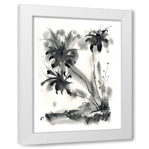 Tropics White Modern Wood Framed Art Print by Randy Noble Fine Art