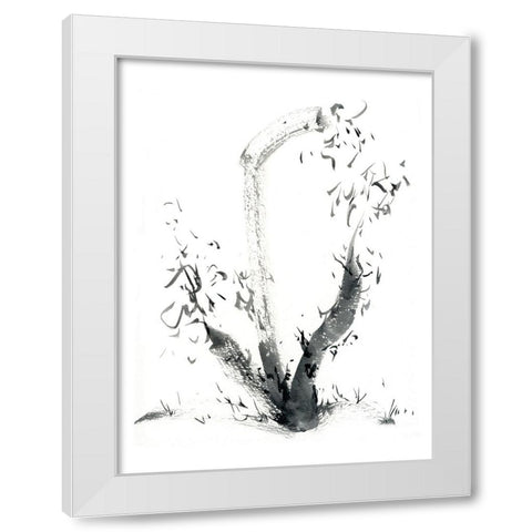 Unmatched White Modern Wood Framed Art Print by Randy Noble Fine Art