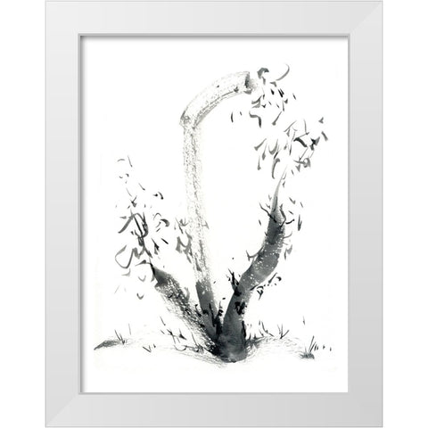 Unmatched White Modern Wood Framed Art Print by Randy Noble Fine Art