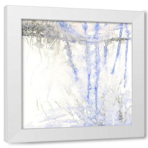Frost Valley White Modern Wood Framed Art Print by Randy Noble Fine Art