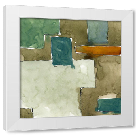 Oration White Modern Wood Framed Art Print by Randy Noble Fine Art