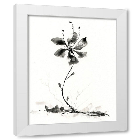 Bloom White Modern Wood Framed Art Print by Randy Noble Fine Art