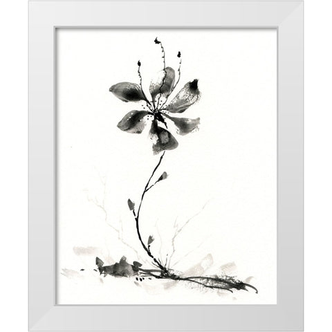 Bloom White Modern Wood Framed Art Print by Randy Noble Fine Art