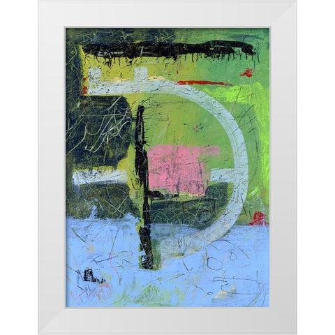 Color Gate White Modern Wood Framed Art Print by Randy Noble Fine Art