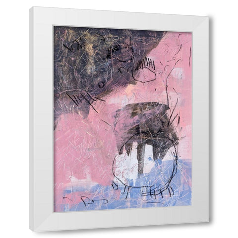 Contrasted Worlds White Modern Wood Framed Art Print by Randy Noble Fine Art