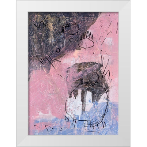 Contrasted Worlds White Modern Wood Framed Art Print by Randy Noble Fine Art