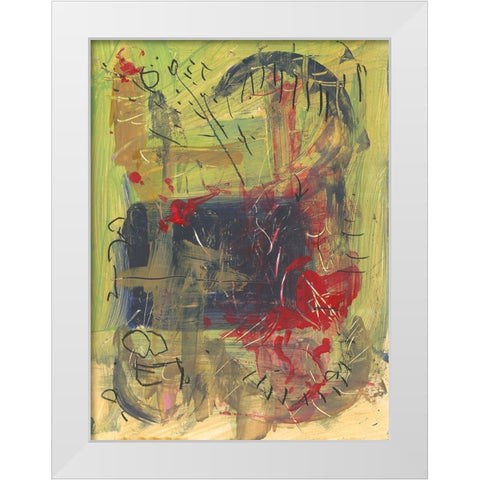 Entry Point White Modern Wood Framed Art Print by Randy Noble Fine Art
