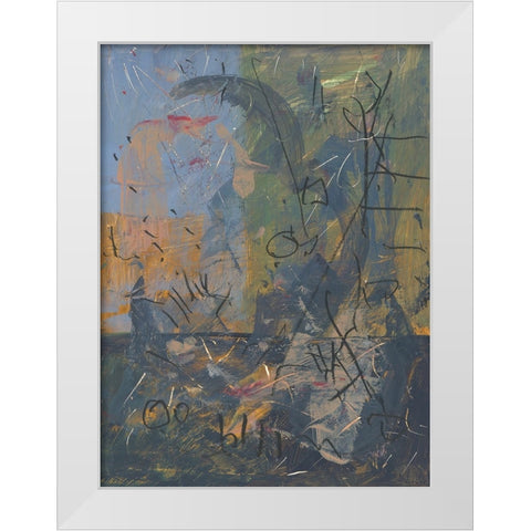 Possibilities White Modern Wood Framed Art Print by Randy Noble Fine Art