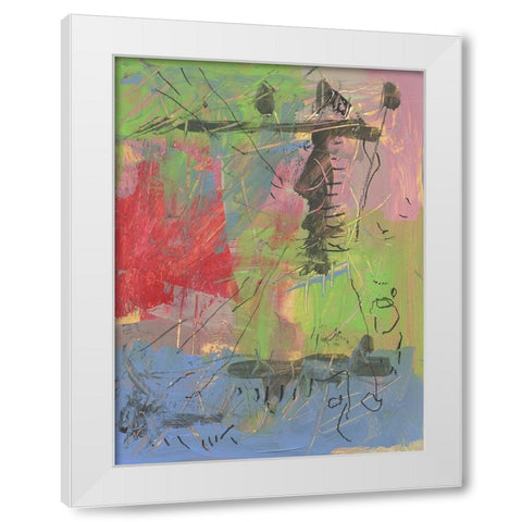 Rejoice White Modern Wood Framed Art Print by Randy Noble Fine Art