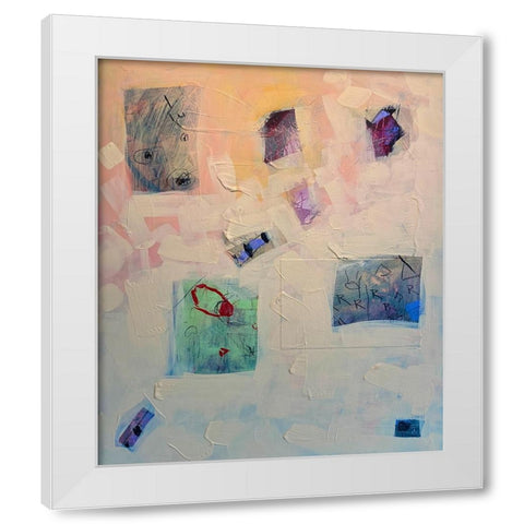 Bold Entry White Modern Wood Framed Art Print by Randy Noble Fine Art