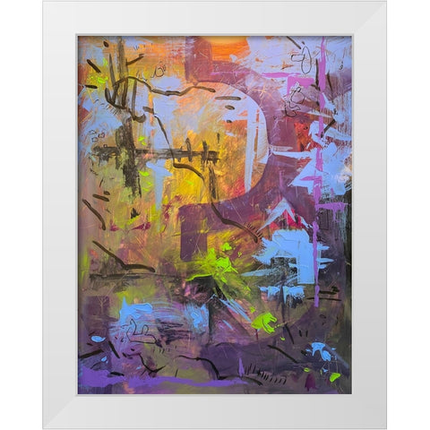 Cargo White Modern Wood Framed Art Print by Randy Noble Fine Art