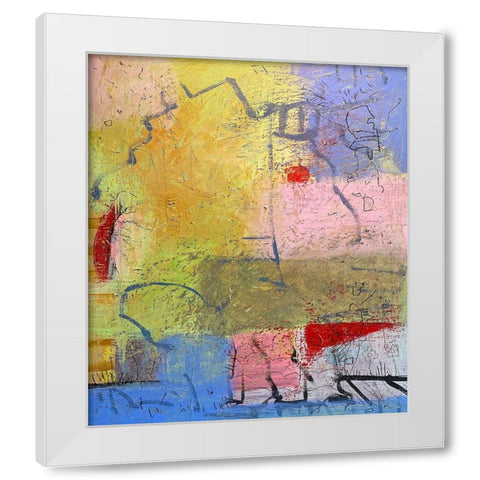 Context White Modern Wood Framed Art Print by Randy Noble Fine Art