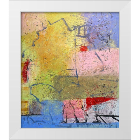 Context White Modern Wood Framed Art Print by Randy Noble Fine Art