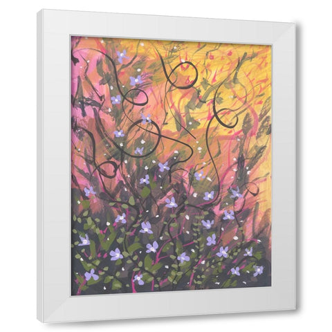 Natures Rays White Modern Wood Framed Art Print by Randy Noble Fine Art