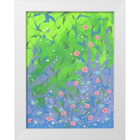Spring Composition White Modern Wood Framed Art Print by Randy Noble Fine Art