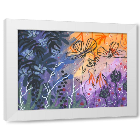 Color And Tone White Modern Wood Framed Art Print by Randy Noble Fine Art