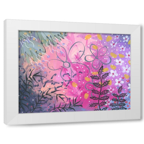 Color Range White Modern Wood Framed Art Print by Randy Noble Fine Art