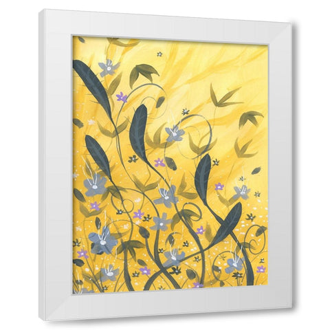 Gracious Bend White Modern Wood Framed Art Print by Randy Noble Fine Art