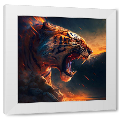 Desert Of Dreams 4 White Modern Wood Framed Art Print by Heere, Ray