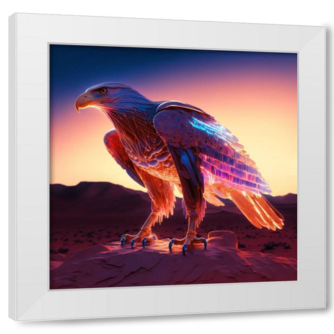 Desert Of Dreams 7 White Modern Wood Framed Art Print by Heere, Ray