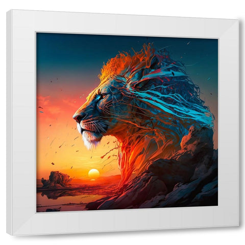 Desert Of Dreams 8 White Modern Wood Framed Art Print by Heere, Ray