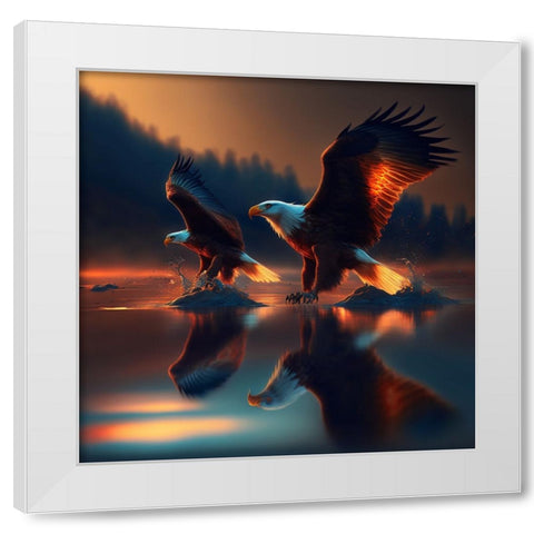 Desert Of Dreams 10 White Modern Wood Framed Art Print by Heere, Ray