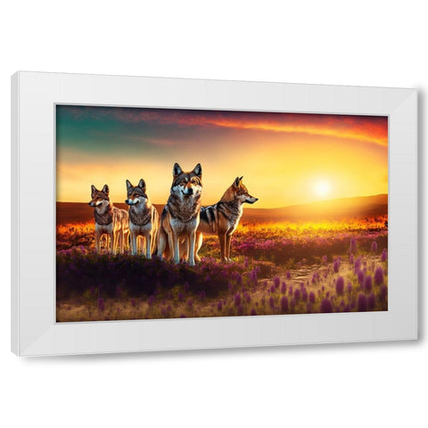 North American Wildlife 57 White Modern Wood Framed Art Print by Heere, Ray