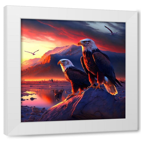 Desert Of Dreams 12 White Modern Wood Framed Art Print by Heere, Ray
