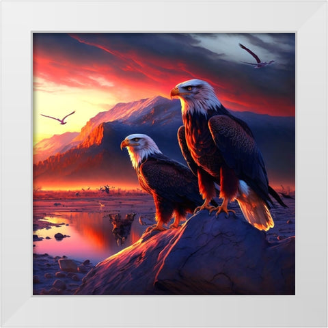 Desert Of Dreams 12 White Modern Wood Framed Art Print by Heere, Ray