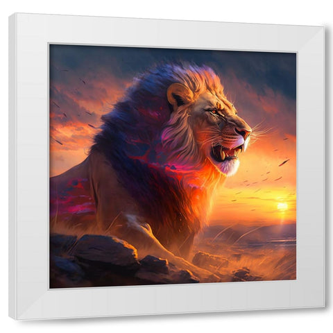 Desert Of Dreams 15 White Modern Wood Framed Art Print by Heere, Ray
