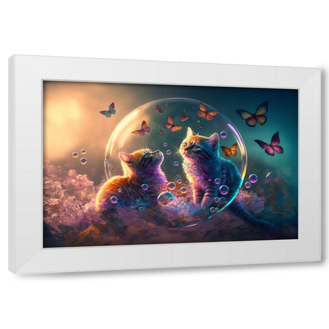 Mystical Morning 11 White Modern Wood Framed Art Print by Heere, Ray