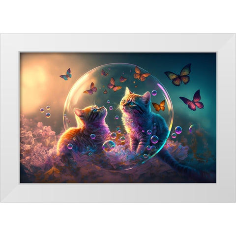 Mystical Morning 11 White Modern Wood Framed Art Print by Heere, Ray