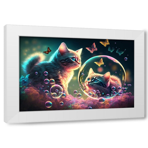 Mystical Morning 12 White Modern Wood Framed Art Print by Heere, Ray