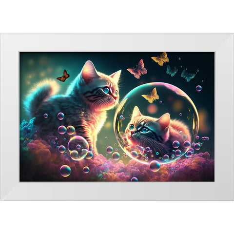 Mystical Morning 12 White Modern Wood Framed Art Print by Heere, Ray