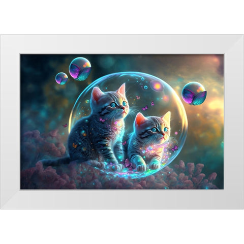 Mystical Morning 13 White Modern Wood Framed Art Print by Heere, Ray