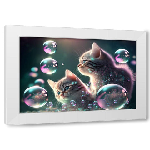 Mystical Morning 15 White Modern Wood Framed Art Print by Heere, Ray