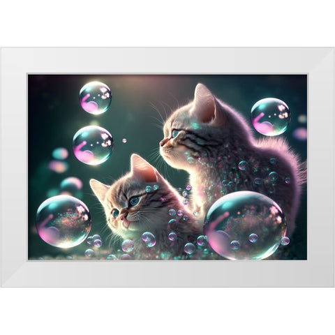 Mystical Morning 15 White Modern Wood Framed Art Print by Heere, Ray