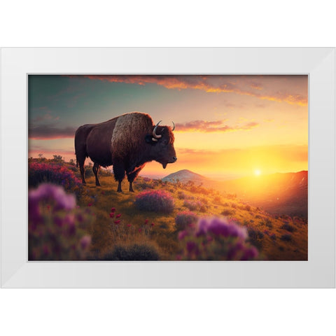 North American Wildlife 59 White Modern Wood Framed Art Print by Heere, Ray