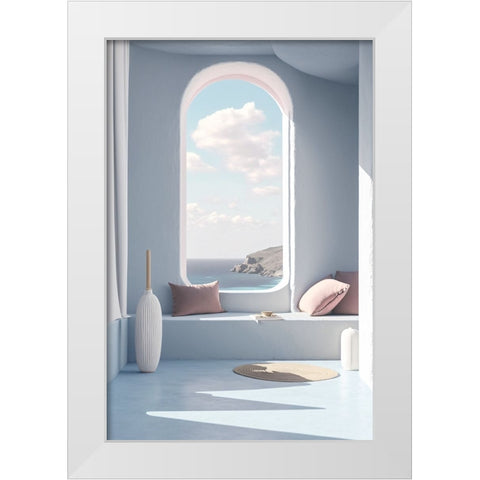 Architectural Photography Balconies 8 White Modern Wood Framed Art Print by Heere, Ray