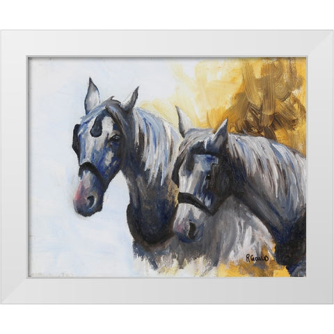 Slow Day White Modern Wood Framed Art Print by Gould, Renee